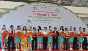 KHÁNH THÀNH NHÀ MÁY NƯỚC KHOÁNG PHÚ NINH