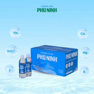 Nước Khoáng Phú Ninh Bổ Sung Ga Chai 500ml (24 chai/thùng)