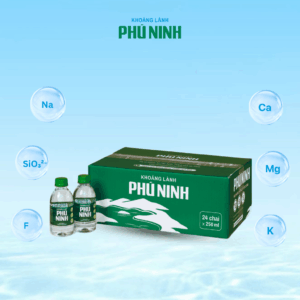 Nước Khoáng Phú Ninh Chai 250ml (24 chai/thùng)